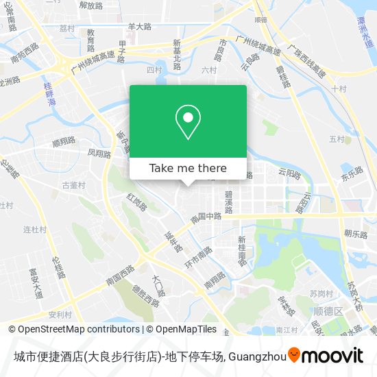 城市便捷酒店(大良步行街店)-地下停车场 map