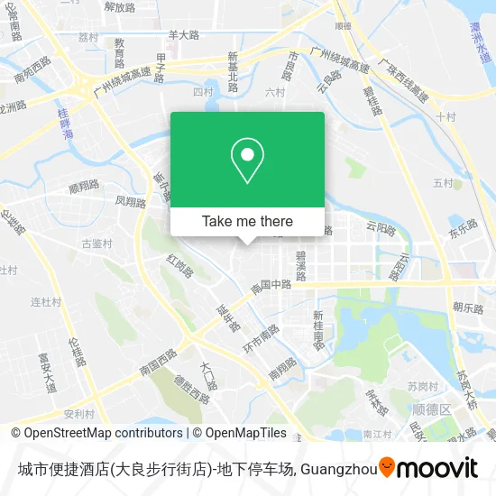 城市便捷酒店(大良步行街店)-地下停车场 map