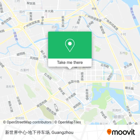新世界中心-地下停车场 map