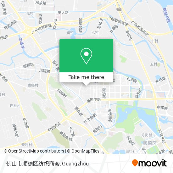 佛山市顺德区纺织商会 map
