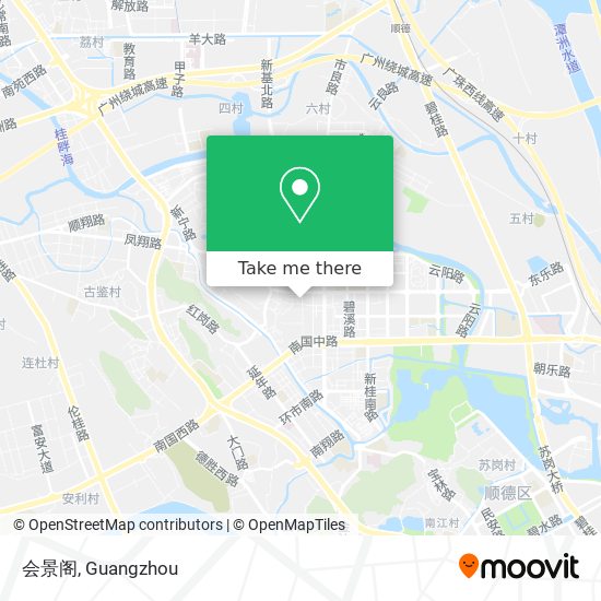 会景阁 map