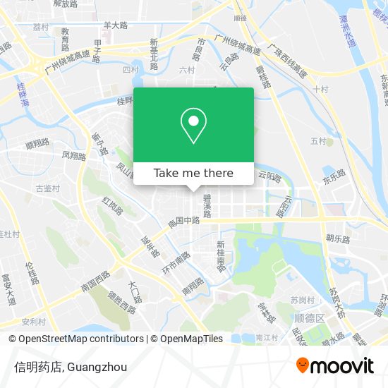 信明药店 map