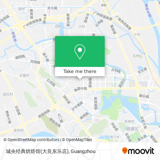 城央经典烘焙馆(大良东乐店) map