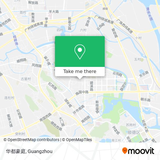 华都豪庭 map