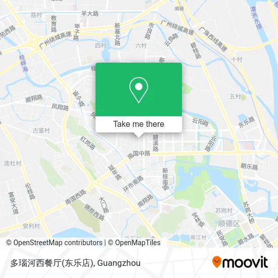 多瑙河西餐厅(东乐店) map