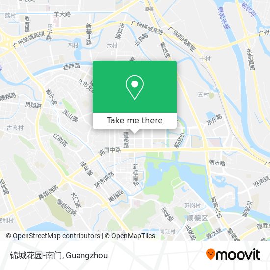 锦城花园-南门 map