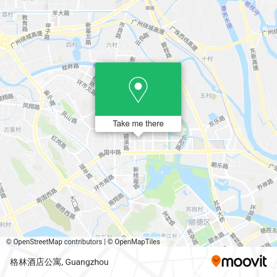 格林酒店公寓 map