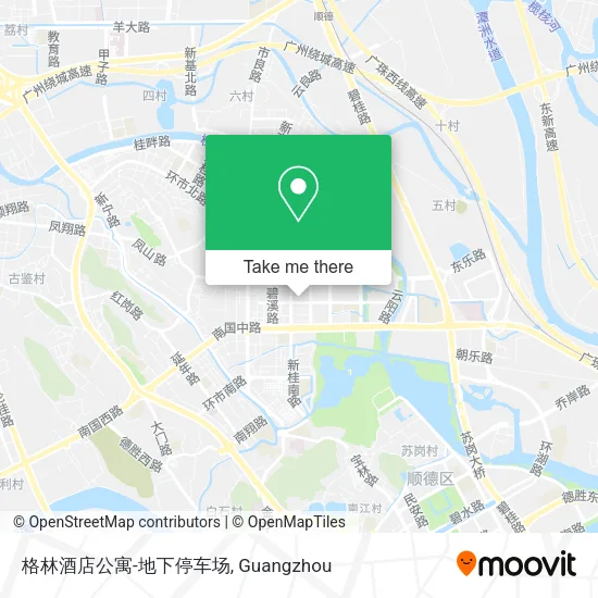 格林酒店公寓-地下停车场 map
