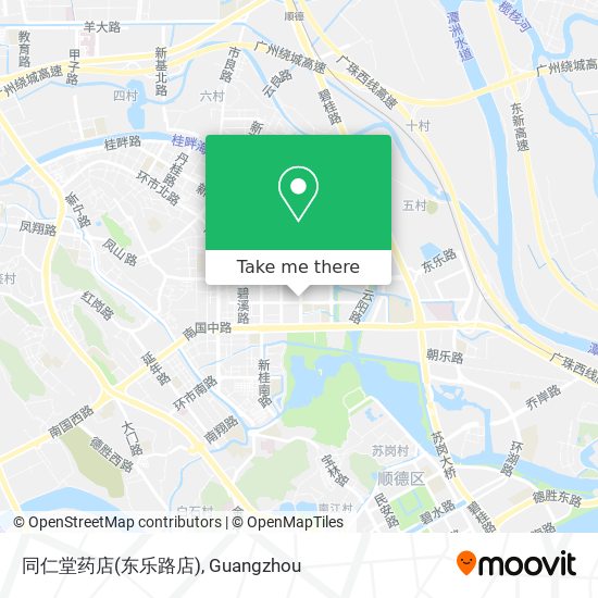 同仁堂药店(东乐路店) map