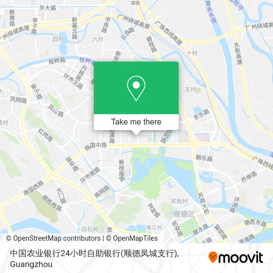 中国农业银行24小时自助银行(顺德凤城支行) map