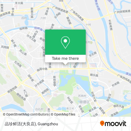 品珍鲜活(大良店) map