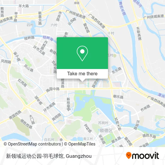新领域运动公园-羽毛球馆 map