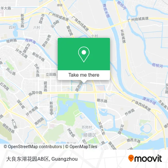 大良东湖花园AB区 map