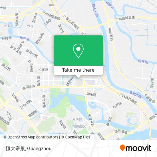 恒大帝景 map