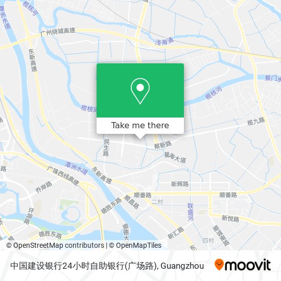 中国建设银行24小时自助银行(广场路) map