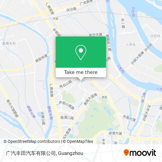 广汽丰田汽车有限公司 map