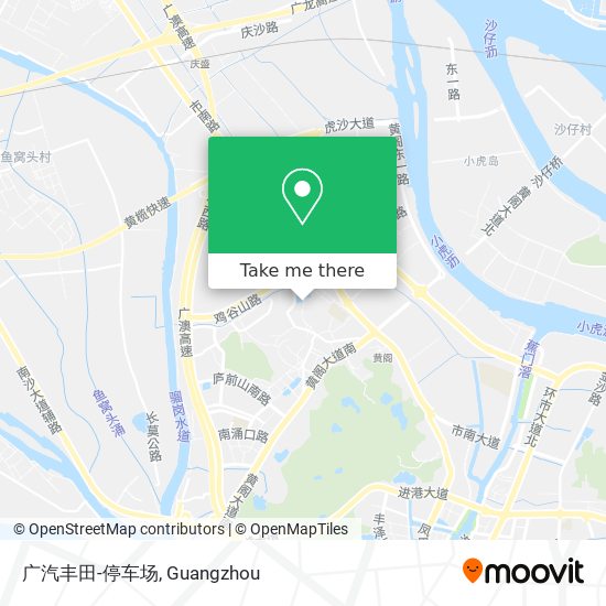 广汽丰田-停车场 map