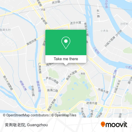 黄阁敬老院 map