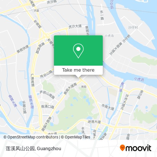 莲溪凤山公园 map
