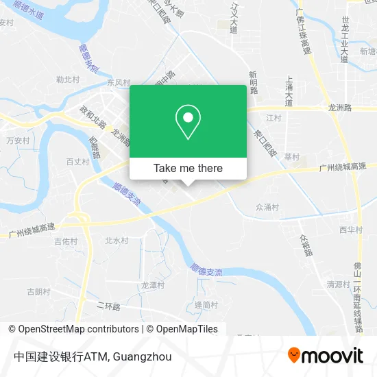 中国建设银行ATM map