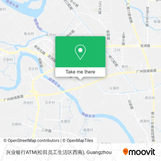 兴业银行ATM(松田员工生活区西南) map