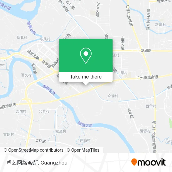 卓艺网络会所 map