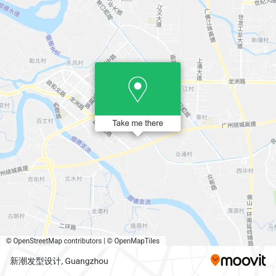 新潮发型设计 map