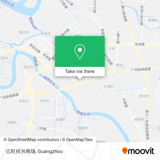 亿旺祥兴商场 map