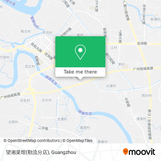 望湘菜馆(勒流分店) map