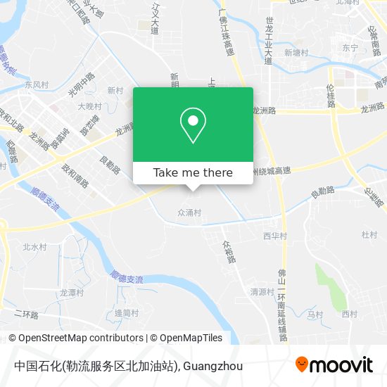 中国石化(勒流服务区北加油站) map