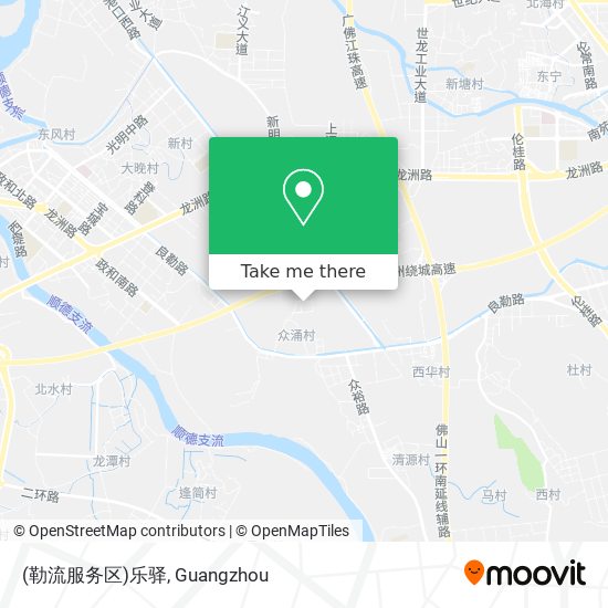 (勒流服务区)乐驿 map