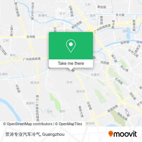 景涛专业汽车冷气 map