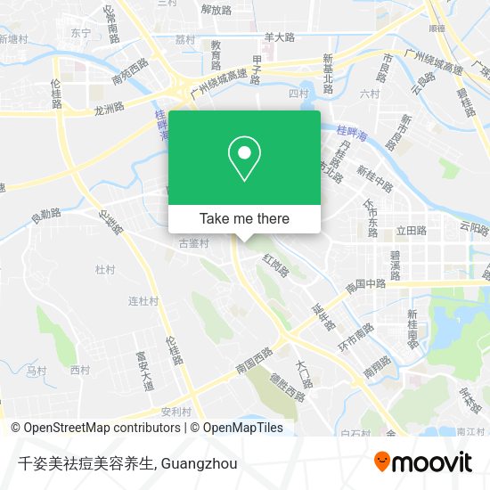 千姿美祛痘美容养生 map