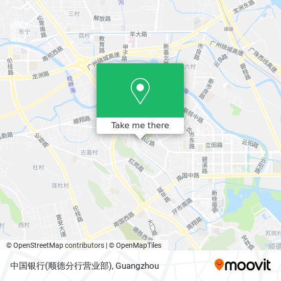 中国银行(顺德分行营业部) map