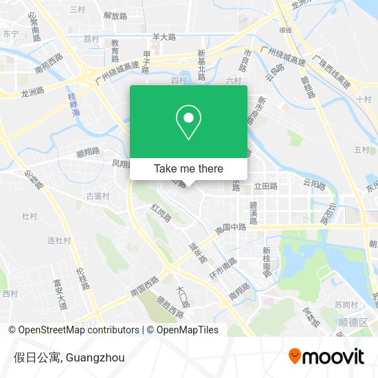 假日公寓 map