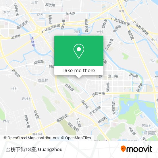 金榜下街13座 map