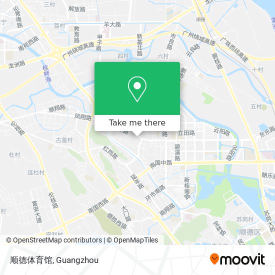 顺德体育馆 map