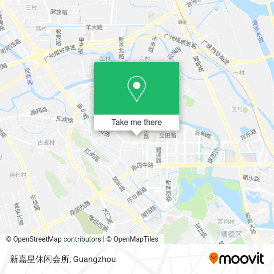 新嘉星休闲会所 map