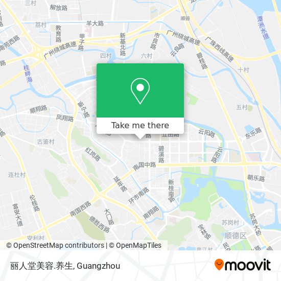 丽人堂美容.养生 map