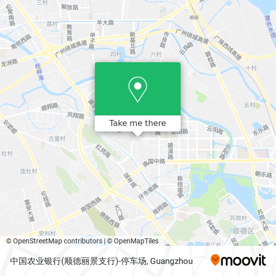 中国农业银行(顺德丽景支行)-停车场 map
