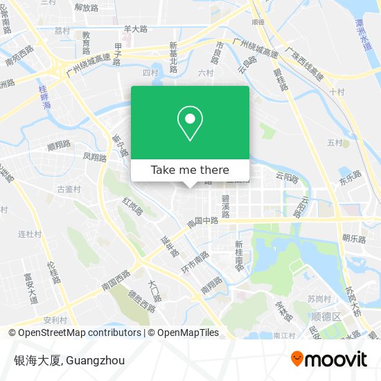 银海大厦 map