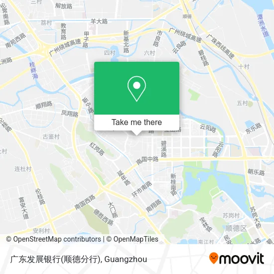 广东发展银行(顺德分行) map
