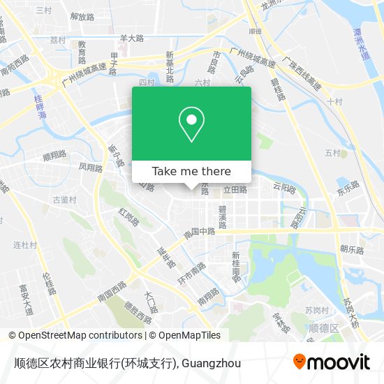 顺德区农村商业银行(环城支行) map