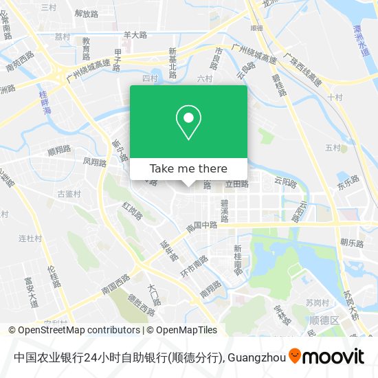 中国农业银行24小时自助银行(顺德分行) map