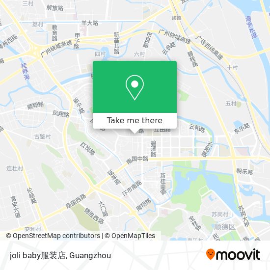 joli baby服装店 map