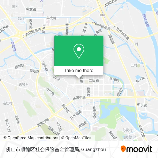 佛山市顺德区社会保险基金管理局 map