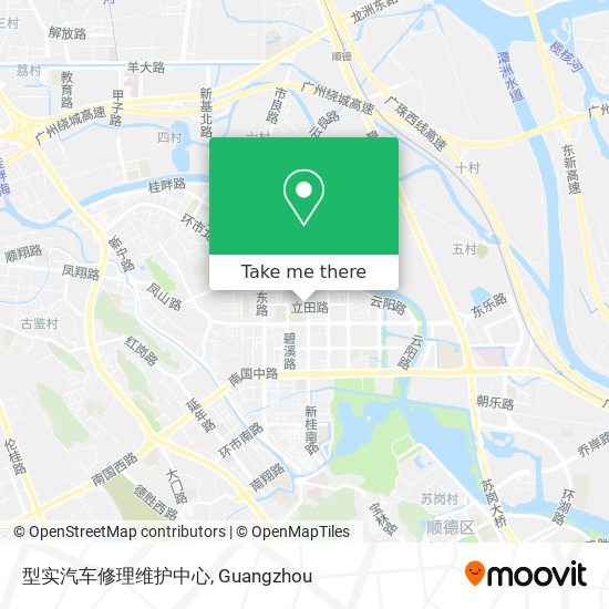 型实汽车修理维护中心 map