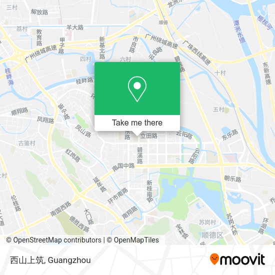 西山上筑 map
