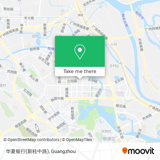 华夏银行(新桂中路) map