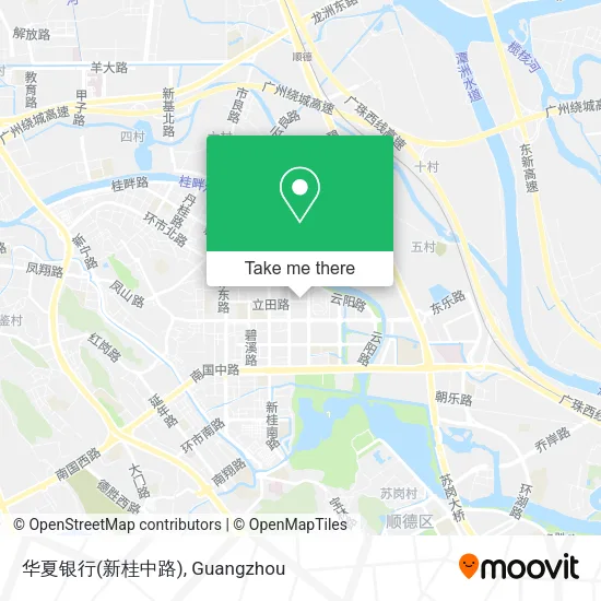 华夏银行(新桂中路) map